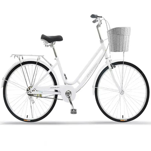 Dames 24 26 <span class=keywords><strong>pouces</strong></span> rétro vélo <span class=keywords><strong>femme</strong></span> vélo de ville vélo vélo avec panier pour femmes - Product Image 3