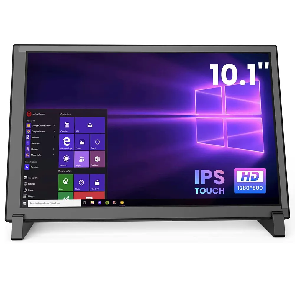 10.1inch 1280*800 Ultra Wide IPS Screen Raspberry Pi 4 Touchscreen Monitor Capacitive LCD Display