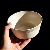 Ensemble de vaisselle jetable biodégradable en papier, bol, assiette, baguettes, ensemble de fête moderne et simple, vaisselle de table pour l'extérieur