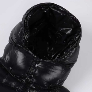 <span class=keywords><strong>Veste</strong></span> en duvet à capuche de luxe noire Monclering pour hommes et femmes Logo de créateur Haute qualité 90% duvet de canard <span class=keywords><strong>Veste</strong></span> en duvet - Product Image 3