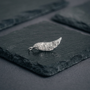 Pendentif en argent sterling 925 en forme d'aile d'ange avec zircon cubique serti clos, bijoux pour femmes, vente en gros - Product Image 3