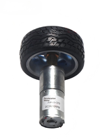 Kit de Coche Inteligente con Motor de Reducción DC JGA235-370, Soporte, Acoplador, Eficiencia IE1, Modelo de Rueda de 65MM