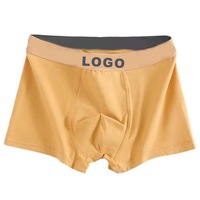 Caleçons Boxers Homme en Coton Taille Basse Écologiques Respirants Élastiques avec Motif Lettres Imprimées – Sous-vêtements Adultes