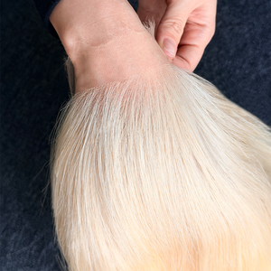 Peluca de Cabello Humano Brasileño de Alta Calidad, 100% Cabello Humano, 5x5, Liso, 30 Pulgadas, Rubio 613, Venta al por Mayor - Product Image 6