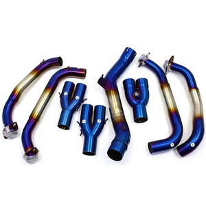 Tubos de escape de motocicleta para Kawasaki <span class=keywords><strong>Z900</strong></span> Sistema de ajuste de actualización de rendimiento medio de tubo de acero inoxidable - Product Image 5