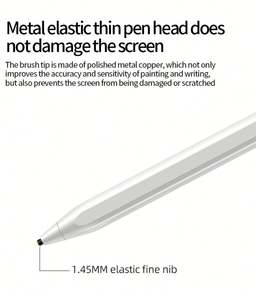 Fabrika doğrudan satış 1.5mm ince nokta ucu şarj edilebilir Tablet Stylus kalem Android Samsung Galaxy not 8 için dokunmatik kalemler - Product Image 6