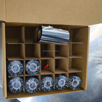 Cinta de Transferencia Térmica para Impresora de Códigos de Barras, Cera/Resina