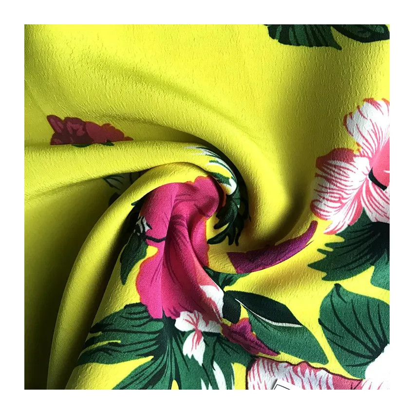 Dubai dress fabric motivo floreale tessuto stampato 100% poliestere koshibo fabric
