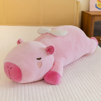 Peluche Capybara Ange Personnalisée en Gros, Jouet en Coton PP Doux pour Cadeaux Enfants et Anti-Stress