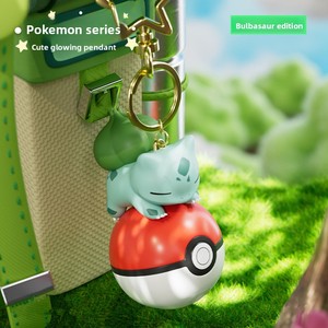 Porte-clés en PVC authentique style lumineux, breloque de sac sous licence Pokémon, thème Poké Ball, fabriqué en Chine - Product Image 4