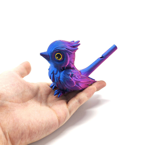 Modèles d'oiseaux sifflants imprimés en 3D, statues d'oiseaux avec ornements décoratifs d'ailes pour armoires, jouets sensoriels pour l'autisme/ADHD - Product Image 1