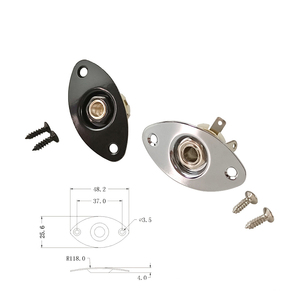 Venta Directa de Fábrica: Placa de Conexión Ovalada para Guitarra, Metálica, Resistente y Duradera, Repuesto para Instrumentos Musicales - Product Image 5