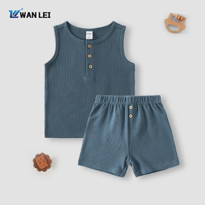 Ensemble de vêtements décontractés chinois pour garçon manteau à <span class=keywords><strong>capuche</strong></span> à manches longues Logo imprimé printemps/automne hiver vêtements de sport y compris pantalon bébés - Product Image 3