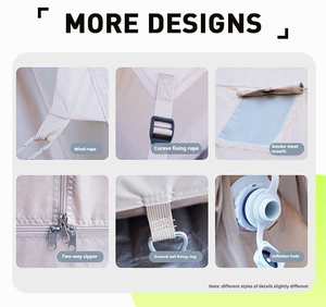 Carpa Inflable Portátil Impermeable de Oxford de 6.3 Metros Cuadrados, con Columna de Aire Integrada, Montaje Rápido para Uso en Exteriores, para las Cuatro Estaciones - Product Image 4