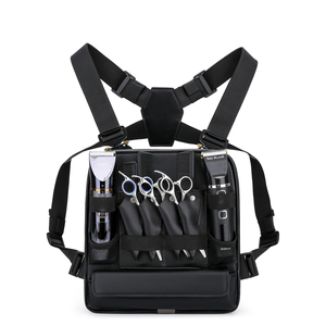 Bolsa de Herramientas Multifuncional de Cuero PVC para Peluquería Profesional, con Correas, para Peinadores, Almacenamiento para Peines y Herramientas Eléctricas - Product Image 1