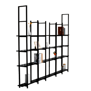 XINJUN fábrica de lujo de metal de aluminio dorado y negro pantalla decorativa ducha estante montado en <span class=keywords><strong>la</strong></span> pared MDF <span class=keywords><strong>muebles</strong></span> para el hogar - Product Image 1