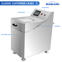Stainless Steel 304 Time Speed Adjustable Centrifugal Spin Dryer Meat Seafood Fruit Leaf Vegetable Rotating Dewatering Machine
