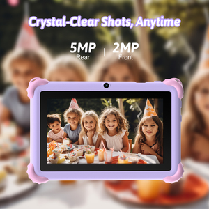 Nueva Tablet Infantil Q82K de 7 Pulgadas, 2GB+2GB, 32GB, 3000mAh, Android 12.0, Quad Core, con 375 Juegos, Resistente a Caídas, WiFi - Product Image 6