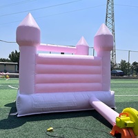 Château gonflable noir impressionnant préféré de tous les temps des enfants pour le lit de saut de mariage de fête sombre d'amusement extérieur pour la maison de rebond