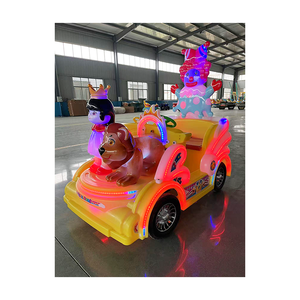 Équipement d'amusement électrique à deux places pour enfants, à quatre roues, sur le thème des contes de fées, grand modèle, pour stand de marché nocturne, en plastique durable - Product Image 6