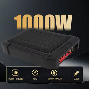 Podofo Nouveau - Subwoofer de voiture fin 8*12, subwoofer de voiture alimenté 12V, 100W, subwoofer sous le siège, audio automobile - Product Image 5