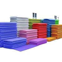 Feuilles de mousse EVA colorées sur mesure de 1 mm, 2 mm, 3 mm, 4 mm d'épaisseur, feuilles de papier mousse, blocs de mousse EVA, matériaux de rembourrage et d'absorption des chocs