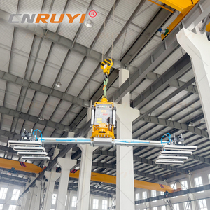 शीर्ष गुणवत्ता वाले इलेक्ट्रिक रोटेशन 300-500 किलोग्राम सैंडविच छत/दीवार पैनल 12 मीटर के लिए वैक्यूम लिफ्टर सक्शन कप - Product Image 3