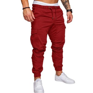 Pantalon <span class=keywords><strong>Jogger</strong></span> Homme Coupe Droite Décontracté Léger Taille Mi-Haute Mode - Product Image 2