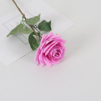 Bouquet de roses artificielles haut de gamme, ultra-réalistes, hydratantes, faites à la main, longue durée, arrangement floral pour salon