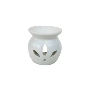 Ceramic Essential Oil Burner Perfect Handmade Oil Diffuser White 1 BOX AROMATIC Incense Burner Chinese Incense by Wax SHWS-13891