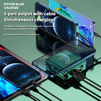 Cargador Inalámbrico Portátil de Alta Capacidad 15000mah con Carga Rápida de 22.5W, Batería de Litio-Polímero, Venta al Por Mayor del Fabricante