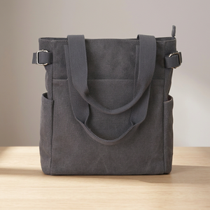 Sac fourre-tout en toile personnalisé avec fermeture éclair, impression intégrale, pliable, réutilisable, avec logo en relief pour la vente en gros et au détail - Product Image 2