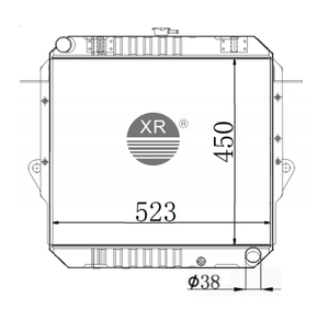 Radiador de Cobre y Latón para Refrigeración de Motor para <span class=keywords><strong>Camioneta</strong></span> Landcruiser 16400-61070 - Product Image 6