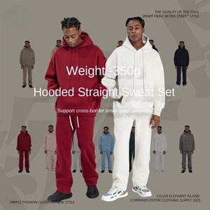 เสื้อฮู้ดสไตล์อเมริกันย้อนยุค ปี 2025 สำหรับผู้ชาย ฤดูใบไม้ร่วงและฤดูหนาว รุ่นใหม่ ทรงหลวม สไตล์สตรีท - Product Image 1