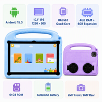 Tableta Wifi de 10.1 Pulgadas con Android, Nuevo Diseño, 64 GB, Sistema Android, Tableta Educativa para Niños