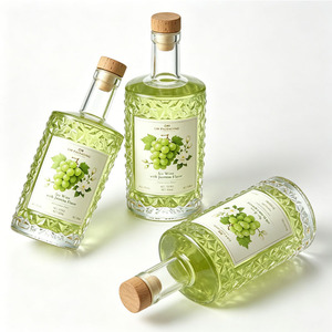 Fabricant de bouteilles en verre, bouteilles en verre de 750 ml pour gin, alcool, whisky, liqueur, rhum, vodka avec <span class=keywords><strong>bouchon</strong></span> - Product Image 3