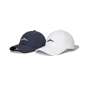 [6 pannelli] ricamo personalizzato con Logo esterno cappello da golf pieghevole riflettente da corsa a secco in poliestere sportivo berretto da Baseball