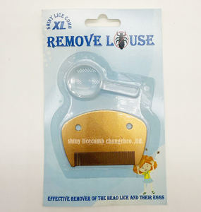 أمشاط قمل الألومنيوم باللون الذهبي الاحترافي وقمل الرأس للتخلص بفعالية من قمل الشعر والصئبان - Product Image 3