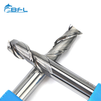 Fraise à double dent en carbure monobloc BFL pour aluminium, fraise CNC pour découpe de profilés en alliage