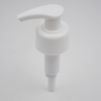 28/410 vente en gros personnalisé pour les bouteilles tout en plastique blanc pompe à lotion gauche et droite