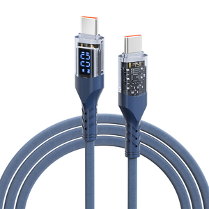 2025 mới 5A pha lê thiết kế C để Loại C Cáp sạc nhanh PD/QC 0 nylon bện C sạc cáp cho Huawei điện thoại di động PH - Product Image 1