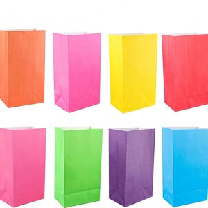 Bolsas de Regalo de Papel Kraft para Fiestas, Bolsitas de Papel para Donuts, Bolsitas Pequeñas para Regalos de Cumpleaños Infantiles, Bodas - Product Image 2