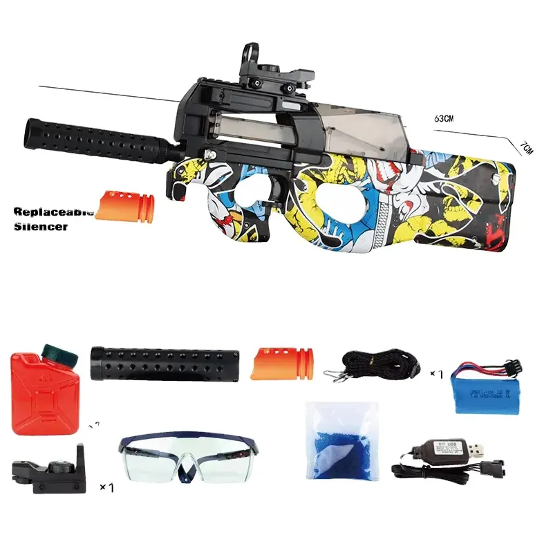 M4 MP5K P90 M416 Gel Ball Bead Blaster Water Toy Gun Electric Mini Water Shot Gun Ball Blaster outdoor games toys guns