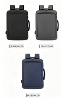 Sac à dos pour ordinateur portable imperméable 2026, grande capacité, en tissu Oxford avec doublure en polyester, style décontracté et professionnel unisexe
