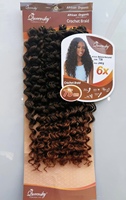 Nouvel arrivage : Tresses synthétiques 6x Beleza bouclées, 30 pouces, boucles profondes, torsades Gogo, cheveux à tresser, 240g, extensions de cheveux, vente en gros