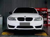 Kit de Conversión de Carrocería para BMW Serie 3 E90, Actualización al Estilo M4, Nuevo Diseño, Ensamblaje de Parachoques Delantero y Trasero, Faldones Laterales