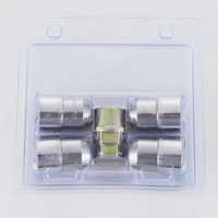 Écrou de roue M14x1.25 hexagonal en acier chromé, boulon et écrous de verrouillage pour autres véhicules