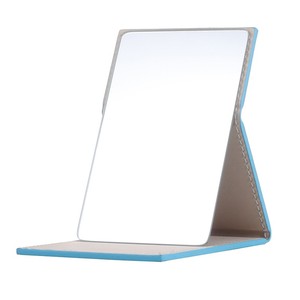 Meilleures ventes en gros Mini <span class=keywords><strong>miroir</strong></span> de maquillage magnétique Unbreak en PU carré portable avec personnalisation multicolore - Product Image 1