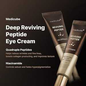 ครีมบำรุงรอบดวงตา MEDICUBE Deep Lifting Peptide 30 มล. ผลิตภัณฑ์บำรุงผิวจากเกาหลี สำหรับผิวหน้า ช่วยลดเลือนริ้วรอยและกระชับผิวด้วยเปปไทด์คอมเพล็กซ์ - Product Image 2