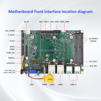 Fabrika doğrudan I5-1235U 10-Core 12-Thread endüstriyel anakart çift LAN çift kanal DDR4 ofis eğitimi için HDMI 4K için yeni